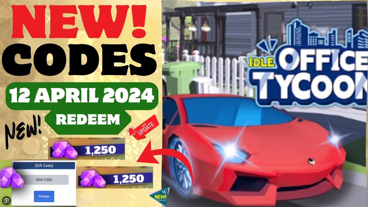 *NEW* ALL WORKING CODES FOR IDLE OFFICE TYCOON IN APRIL 2024! | IDLE OFFICE TYCOON CODES