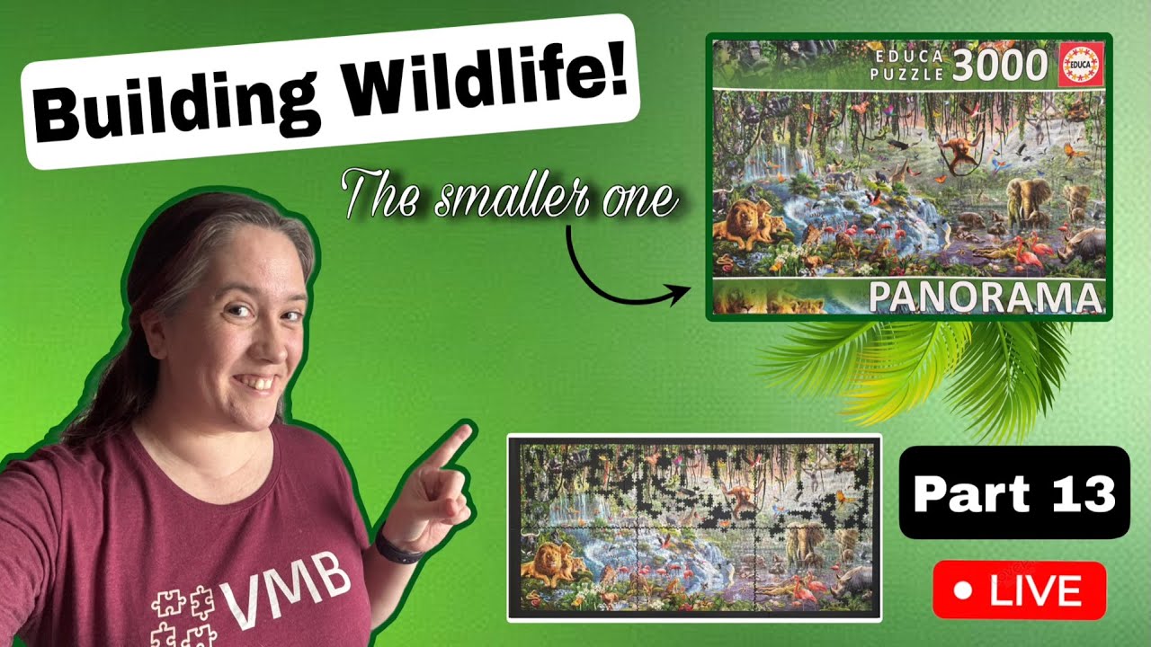 Building Wildlife’s wee sibling - 3000 PIECES - Educa | Live, part 13