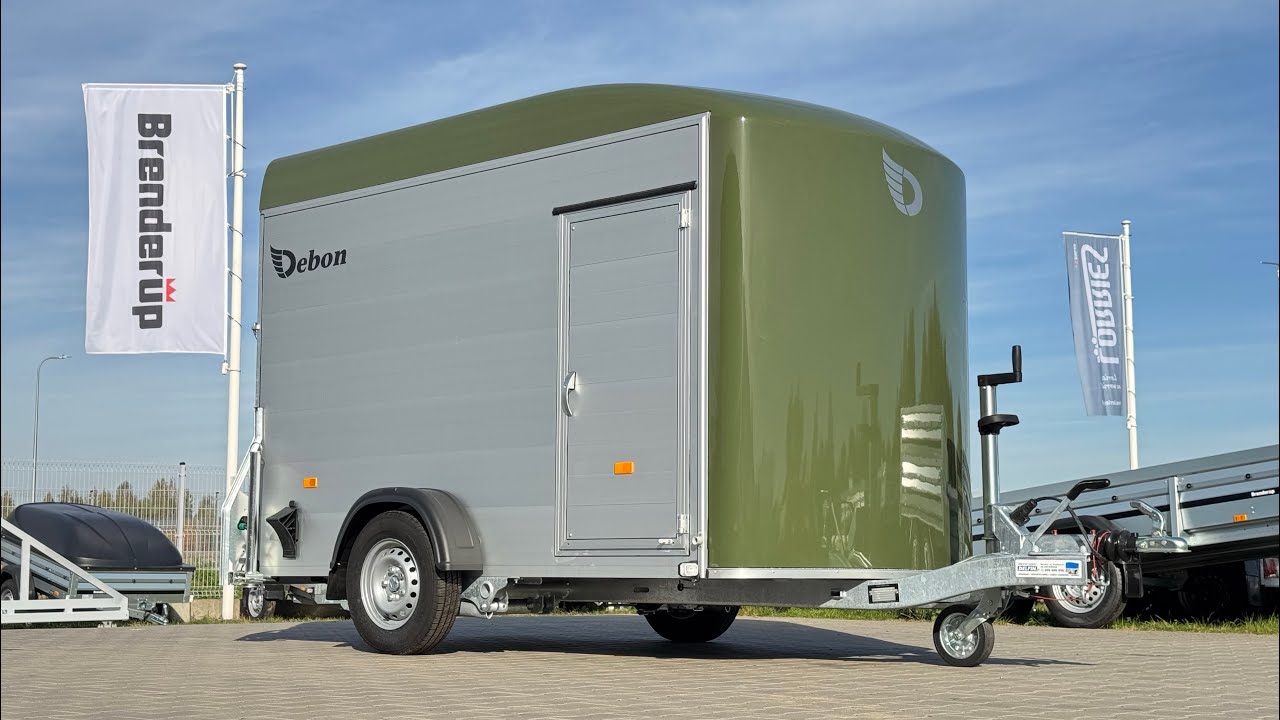 Debon C300 ALU + drzwi | 1300 kg / 300 x 155 cm | Przyczepy Delfin