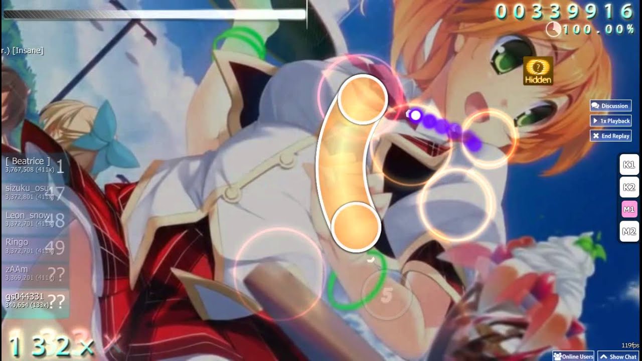 gs044331   Riryka   Hashiru Sekai to Bokura no Mirai Short Ver ) [Insane]