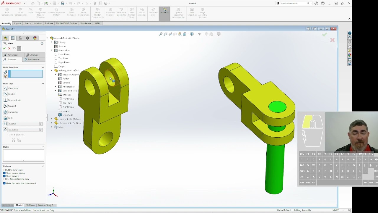 SolidWorks Assembly Mates