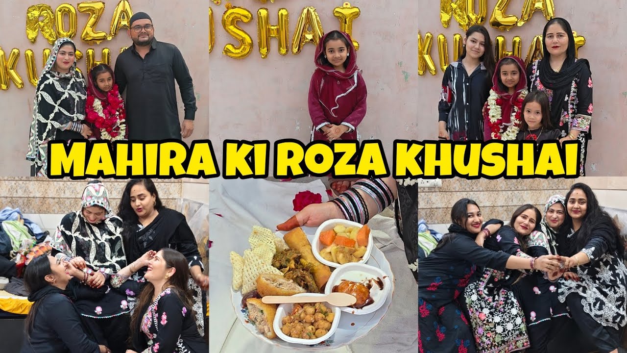 Roza khushai | dawat e aftar | preparations😍 | Mahira k liye spl plate from my side😋