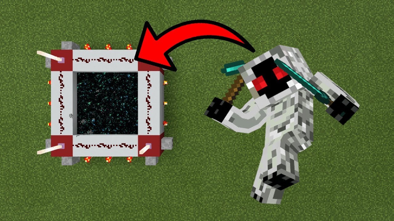 How To Make a Portal to the Entity 303 Dimension in MCPE (Minecraft PE)