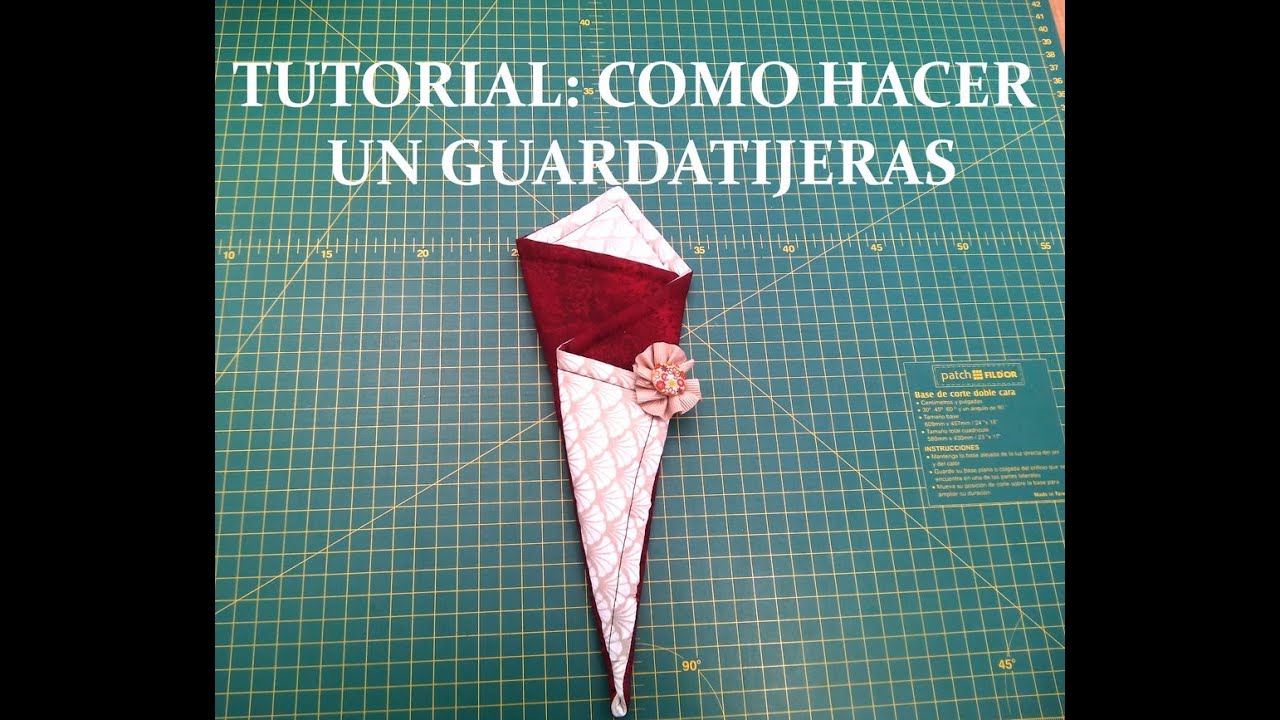 INICIACIÓN AL PATCHWORK 2, COMO HACER UN GUARDATIJERAS