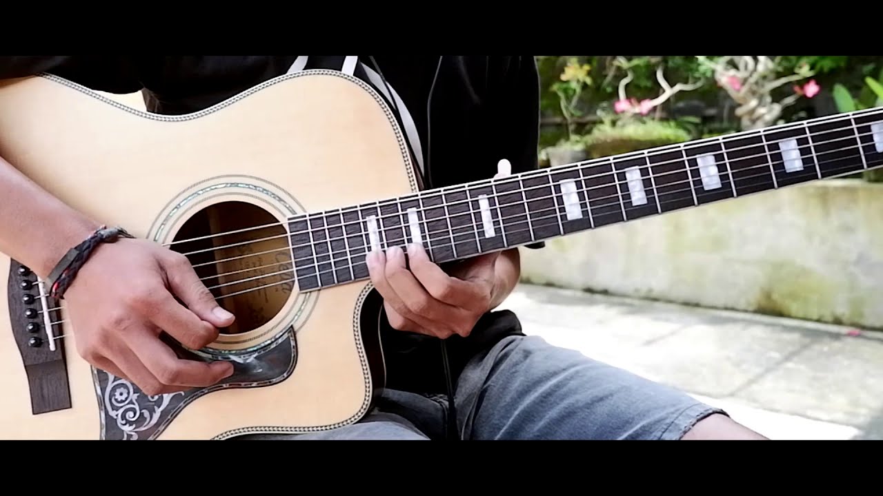 Avenged Sevenfold - Until The End 1st & 2nd Solo Cover On Acoustic Guitar