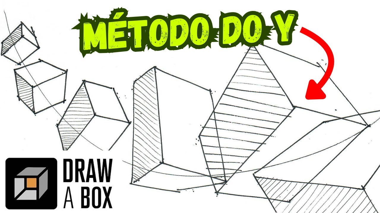 Desenhe Caixas 3D Sem Referência (o Método do Y Explica Tudo) | DRAWABOX para Iniciantes