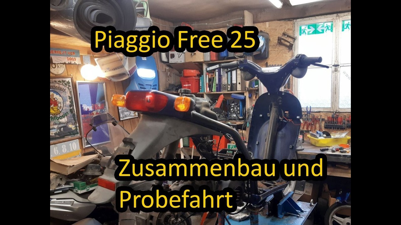 Piaggio Free | Zusammenbau und erste Probefahrt | Teil 4