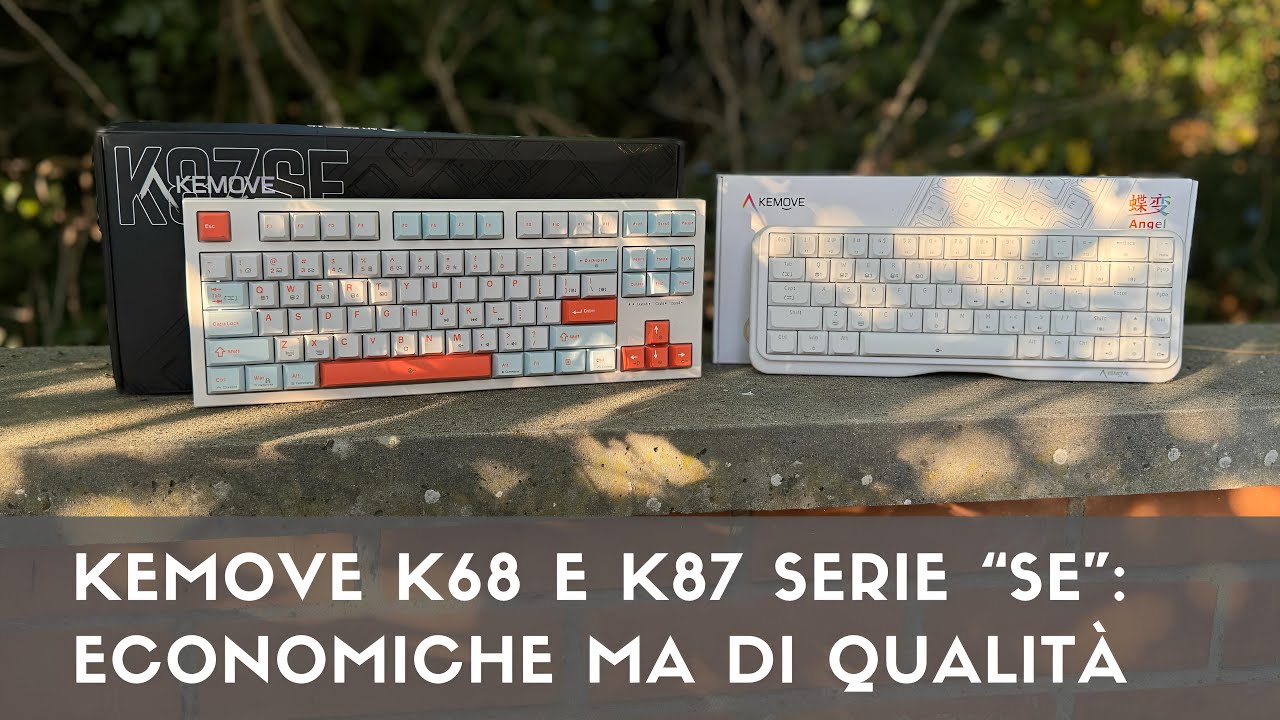 Kemove K68 e K87 della serie SE: tastiere economiche ma di qualità