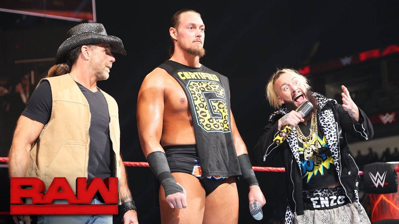 Шон Майклз получает непрошеные советы по кино от Русева и Ланы: Raw, 9 января 2017 г.