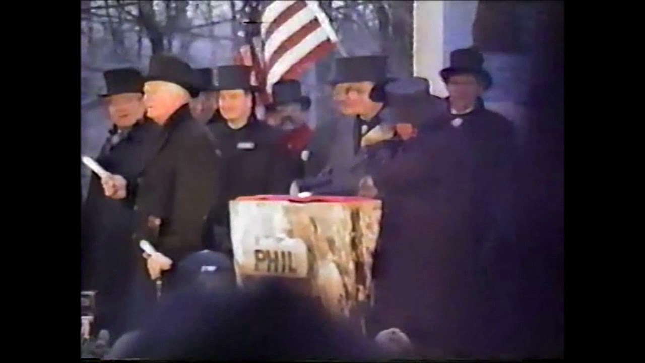 Groundhog Day 1994 at Gobbler's Knob in Punxsutawney, Pennsylvania