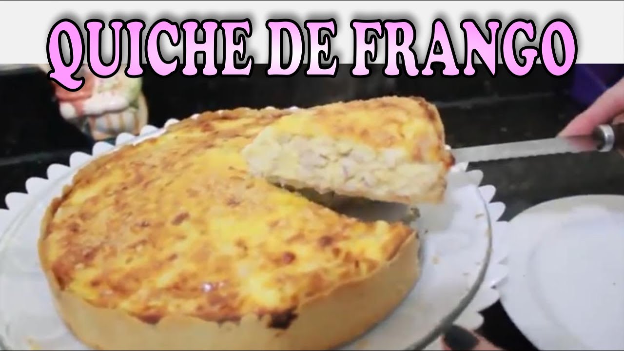 Como fazer QUICHE DE FRANGO - Receitas da Paty