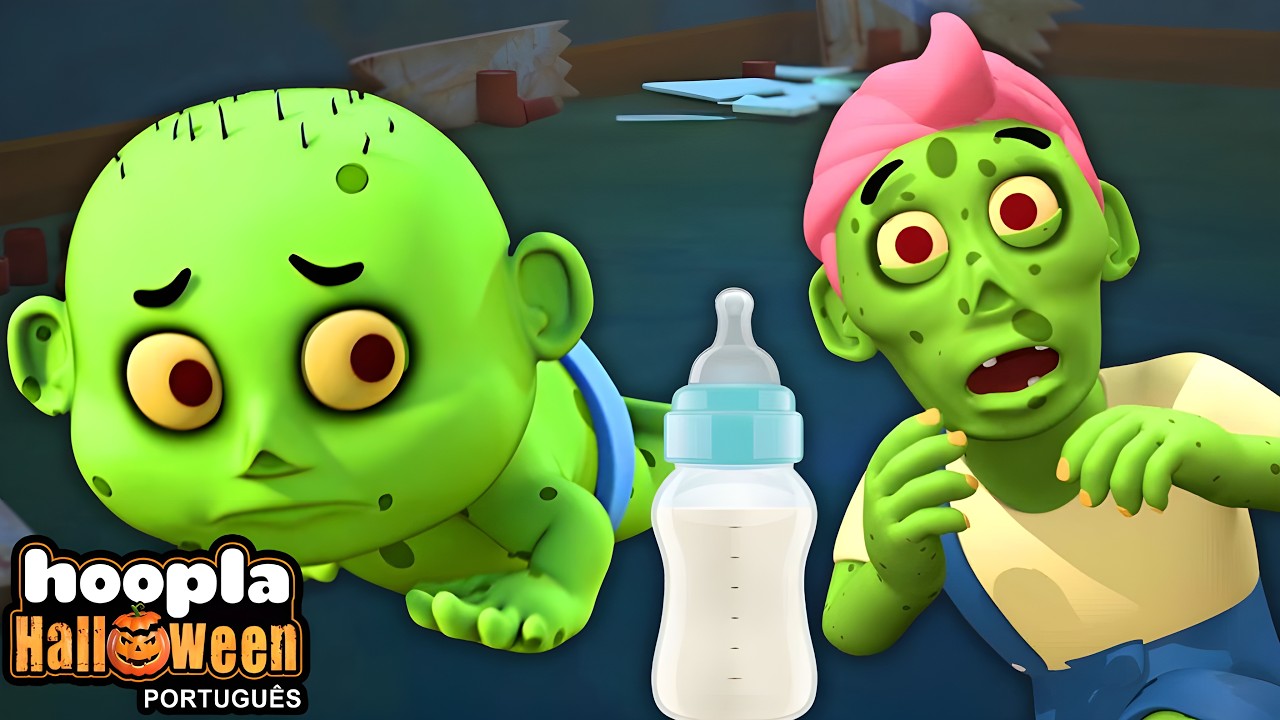 Dov'è il mio latte? 👻 | Canzoni spettrali e paurose per bambini | Hoopla Halloween Português