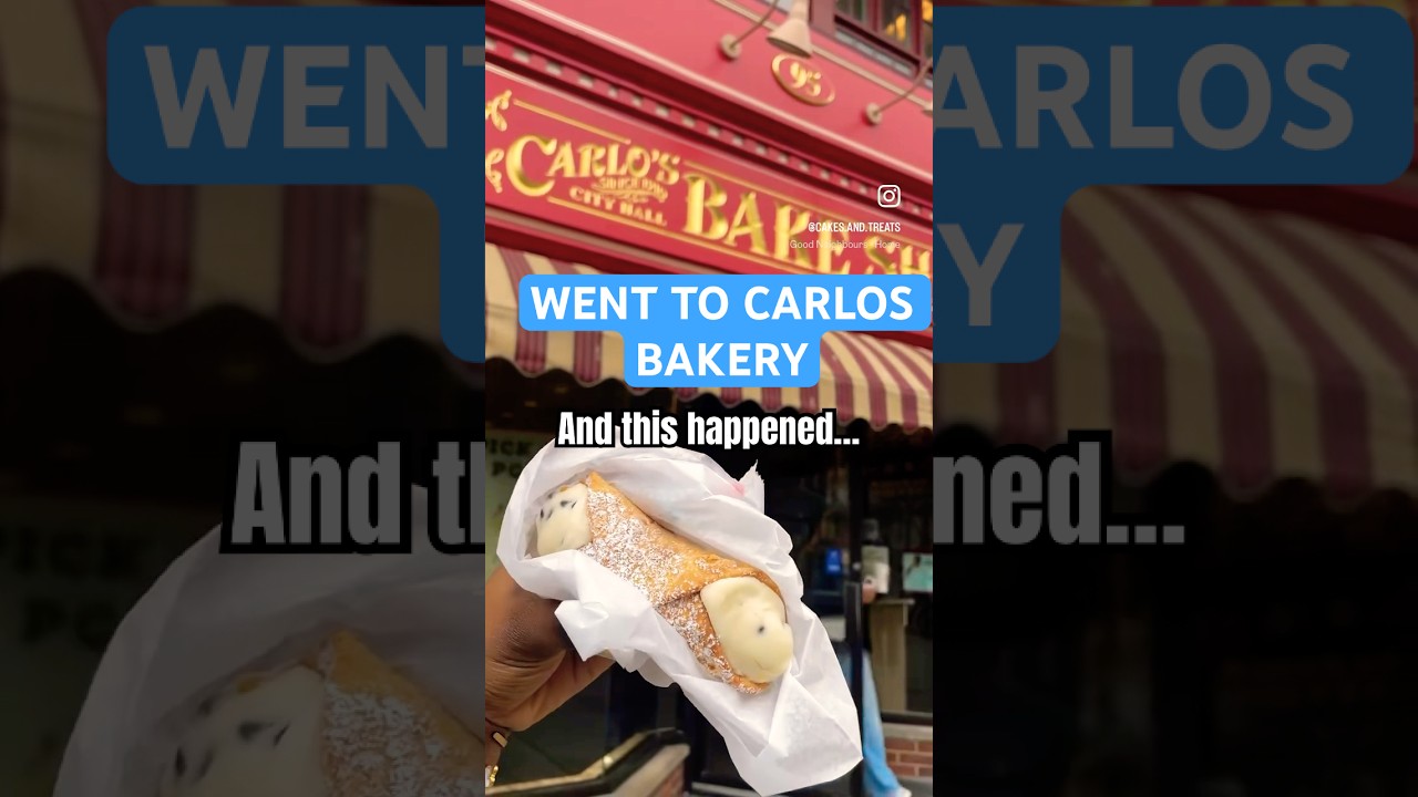 WENT TO CARLO&rsquo;S BAKERY (CAKE BOSS) AND THIS HAPPENED! #cakeboss  #carlosbakery #hoboken #jerseycity