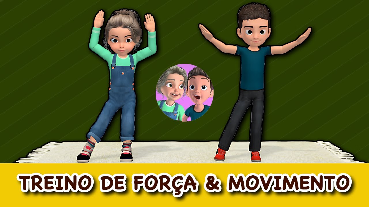 CRIANÇAS FORTES & ATIVAS: Treino de Força & Movimento de 20 Min!