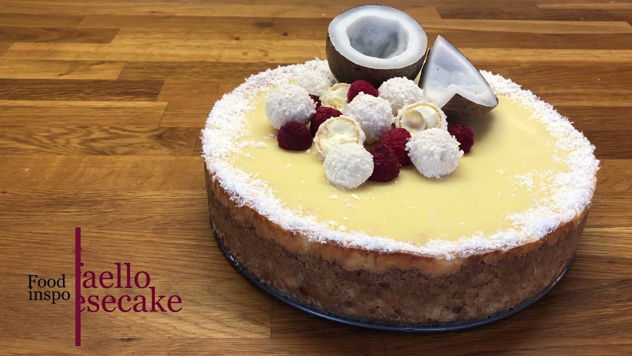Raffaello cheesecake (kokosový cheesecake) | How to make a Raffaello Cheesecake 🥥