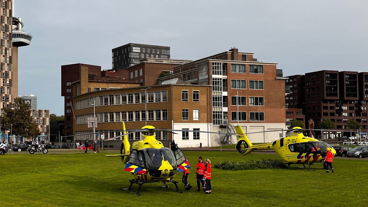 Ambulance TraumaHelikopter- Rotterdam -Netherlands 28-09-2023