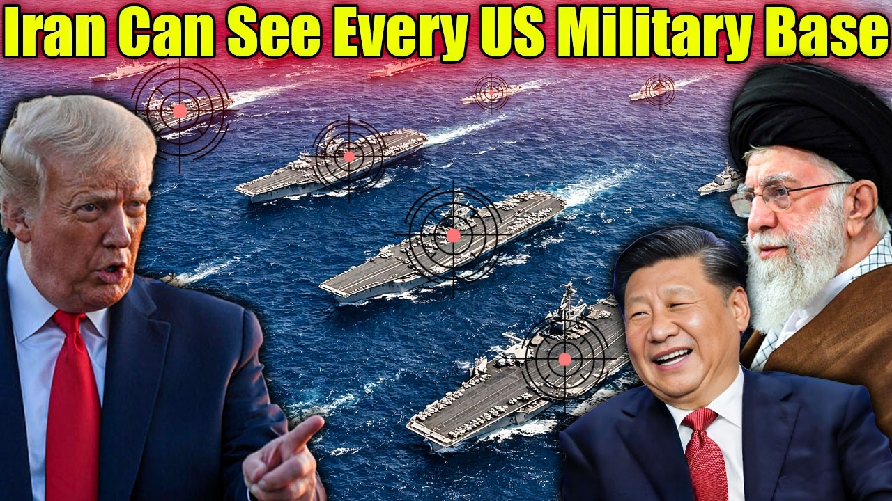Shocking: China Shares Satellite Data with Iran — Iran Can See Every US Base!