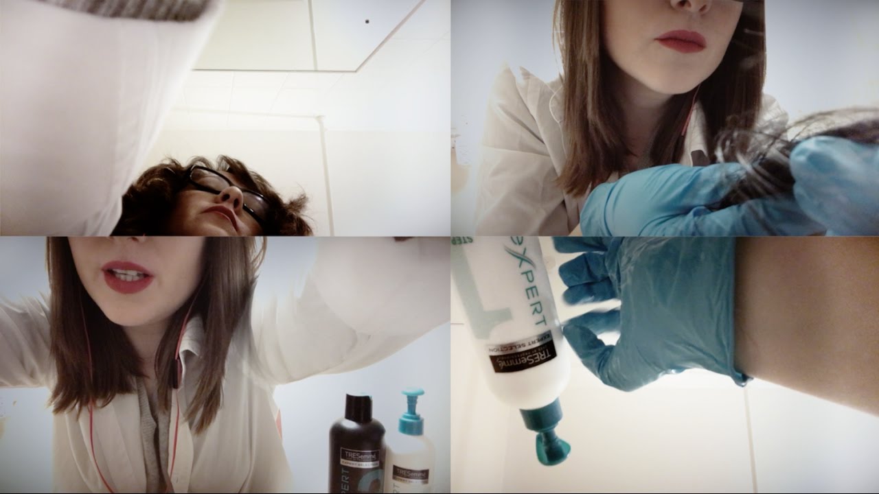 ~* Ролевая игра «Мытье головы шампунем и проверка кожи головы» 💆🏻 Мытье волос, мыльная пена, осмо...