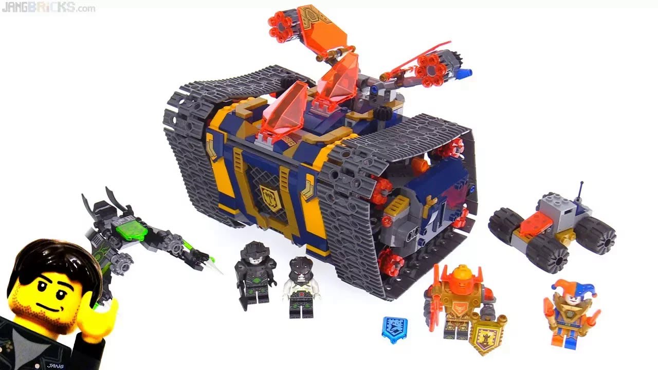 🔄 LEGO NEXO Knights 2018 Axl's Rolling Arsenal review! 72006 re upload