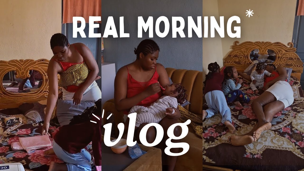 Day in the Life of a Mom of 3 Girls | A Real Unfiltered Sunday Morning🥹 Somto Starr 
