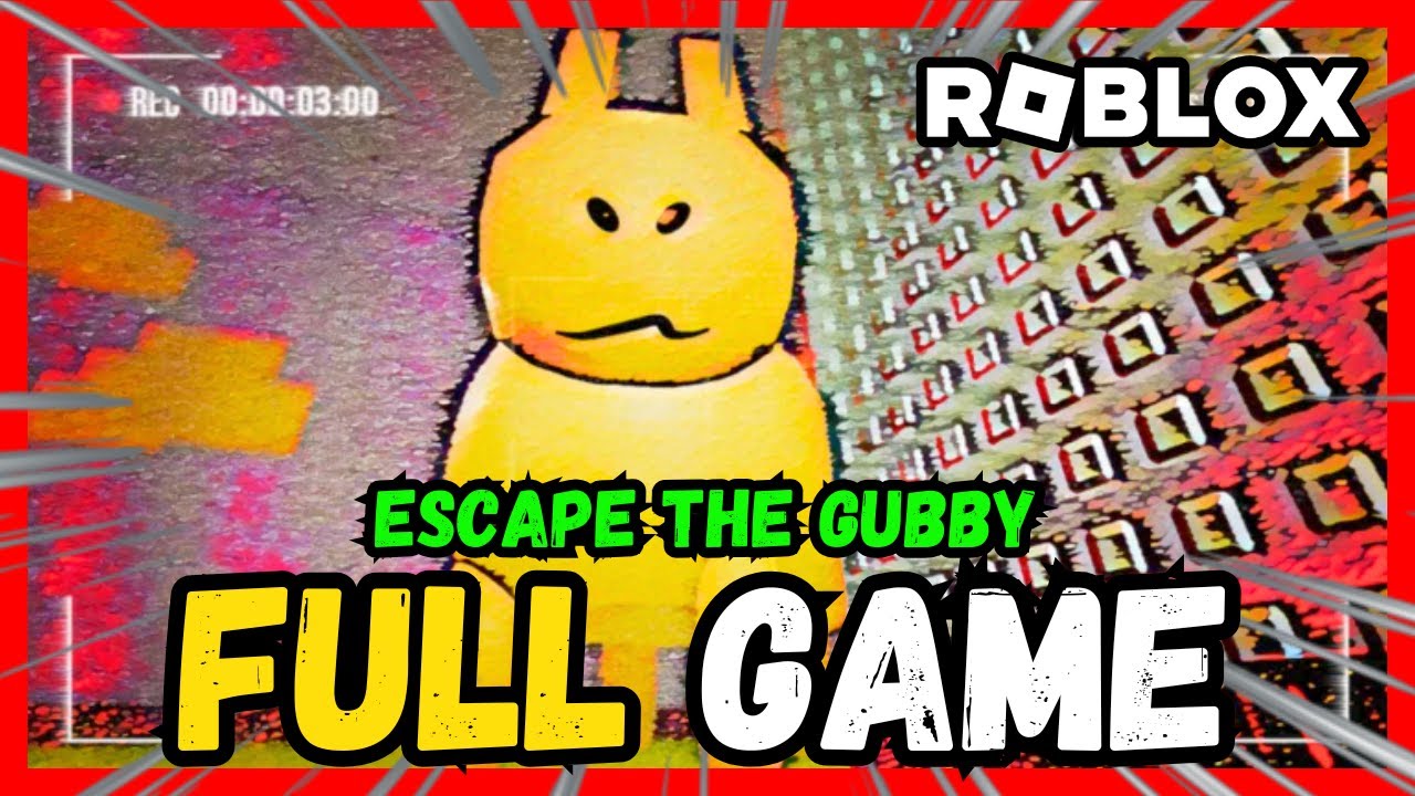 Escape the Gubby FULL GAME Walkthrough & Ending - ROBLOX