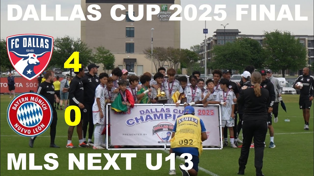 Dallas Cup 2025 - FC Dallas B12 Academy Clinches Title With 4-0 Final Win 