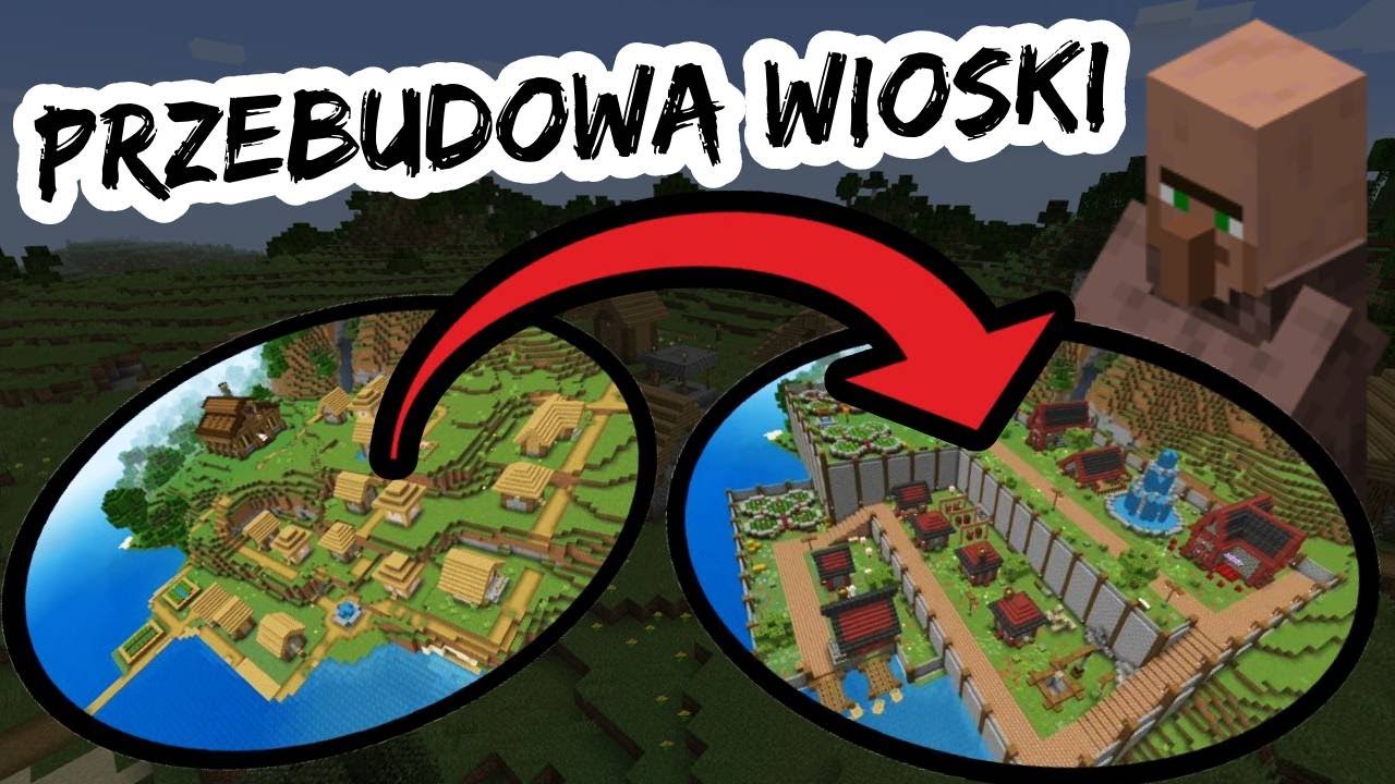 Przebudowałem CAŁĄ wioske w Minecraft Survival - Epicka Transformacja Wioski