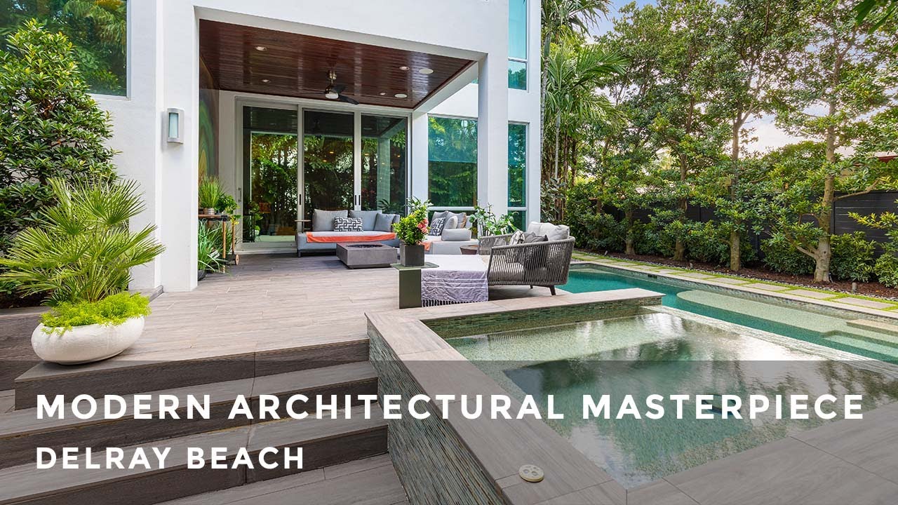 Luxury Modern Townhouse in Delray Beach | Real Estate Video