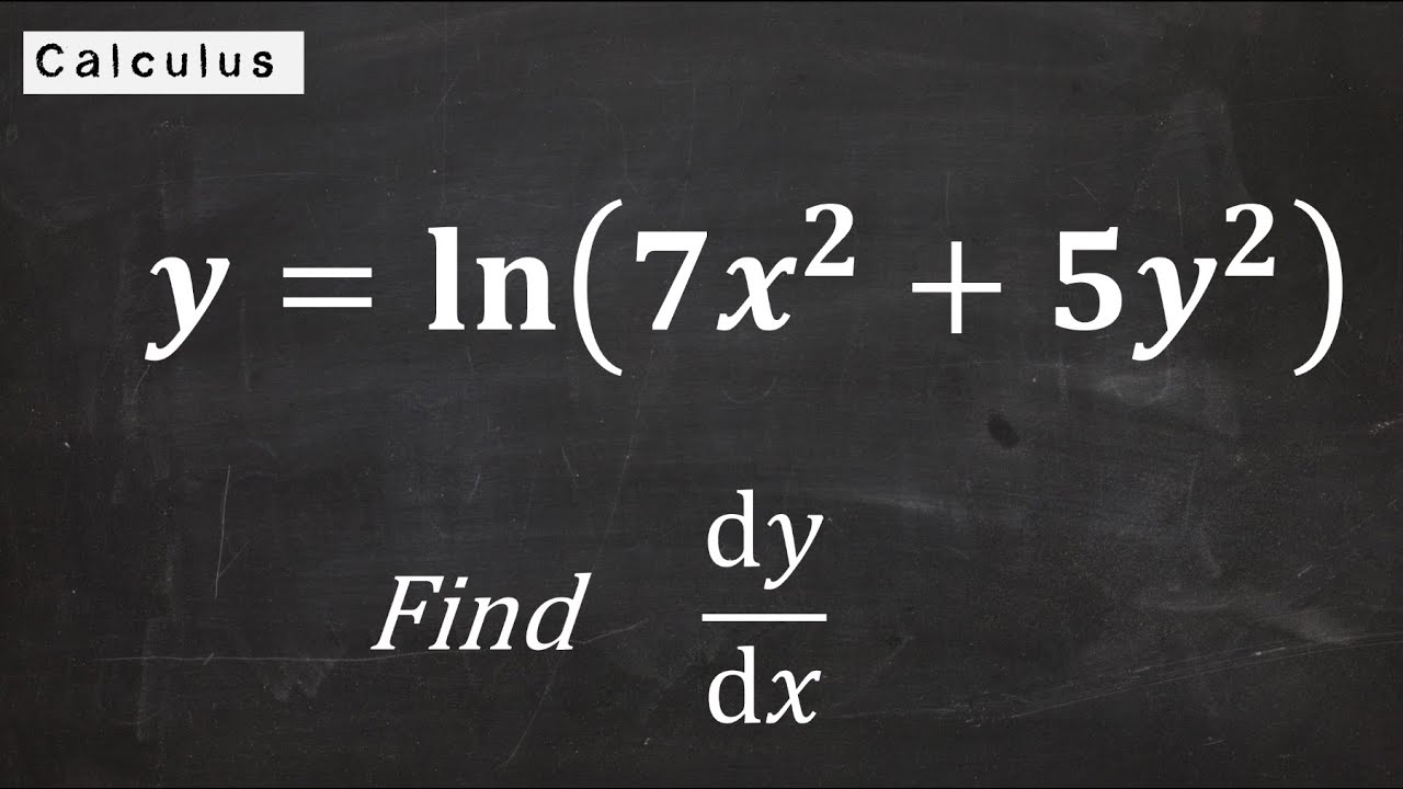 Derivative of A Natural Log Function with Composite Argument