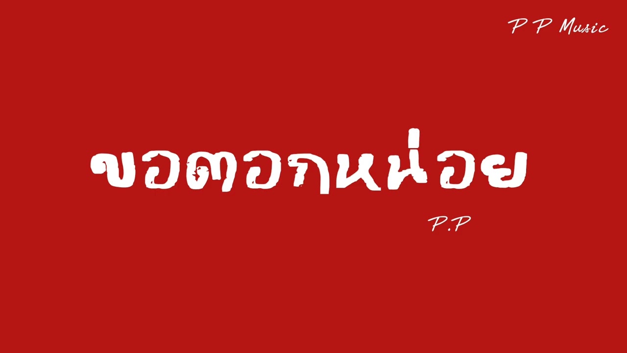 ขอตอกหน่อย- P.P [Official audio]