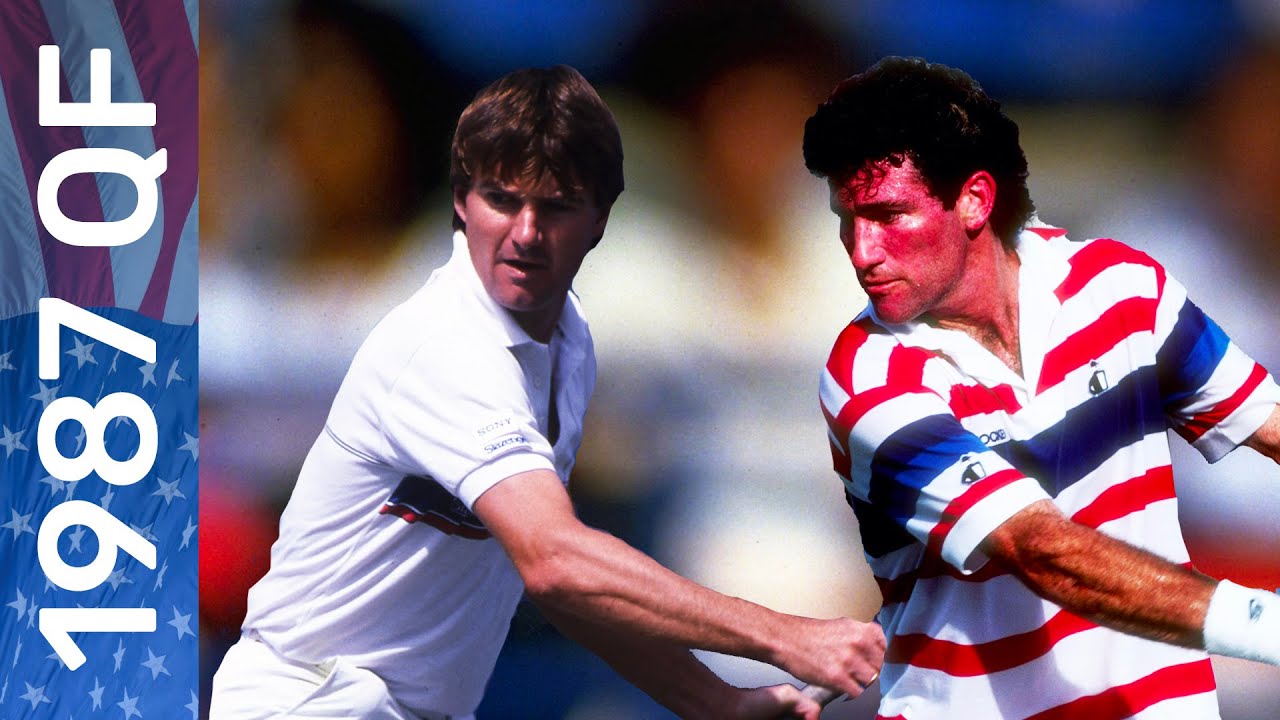 Jimmy Connors vs Brad Gilbert | US Open 1987 Quarterfinal