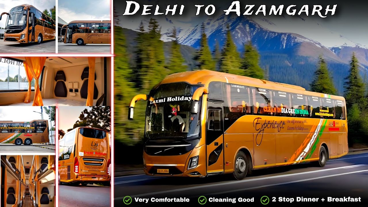 Delhi to Azamgarh Tatkal Bus se Jana Pada Ghar || Azamgarh to Delhi Bus