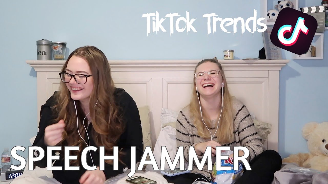 i tried the app 'speech jammer' from tiktok with scout | Sammie Lewis