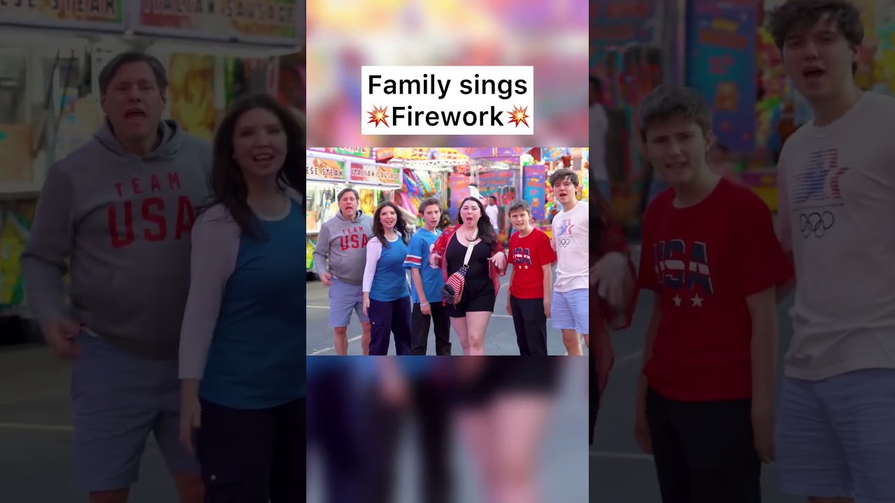 💥Family sings FIREWORK by Katy Perry!💥
