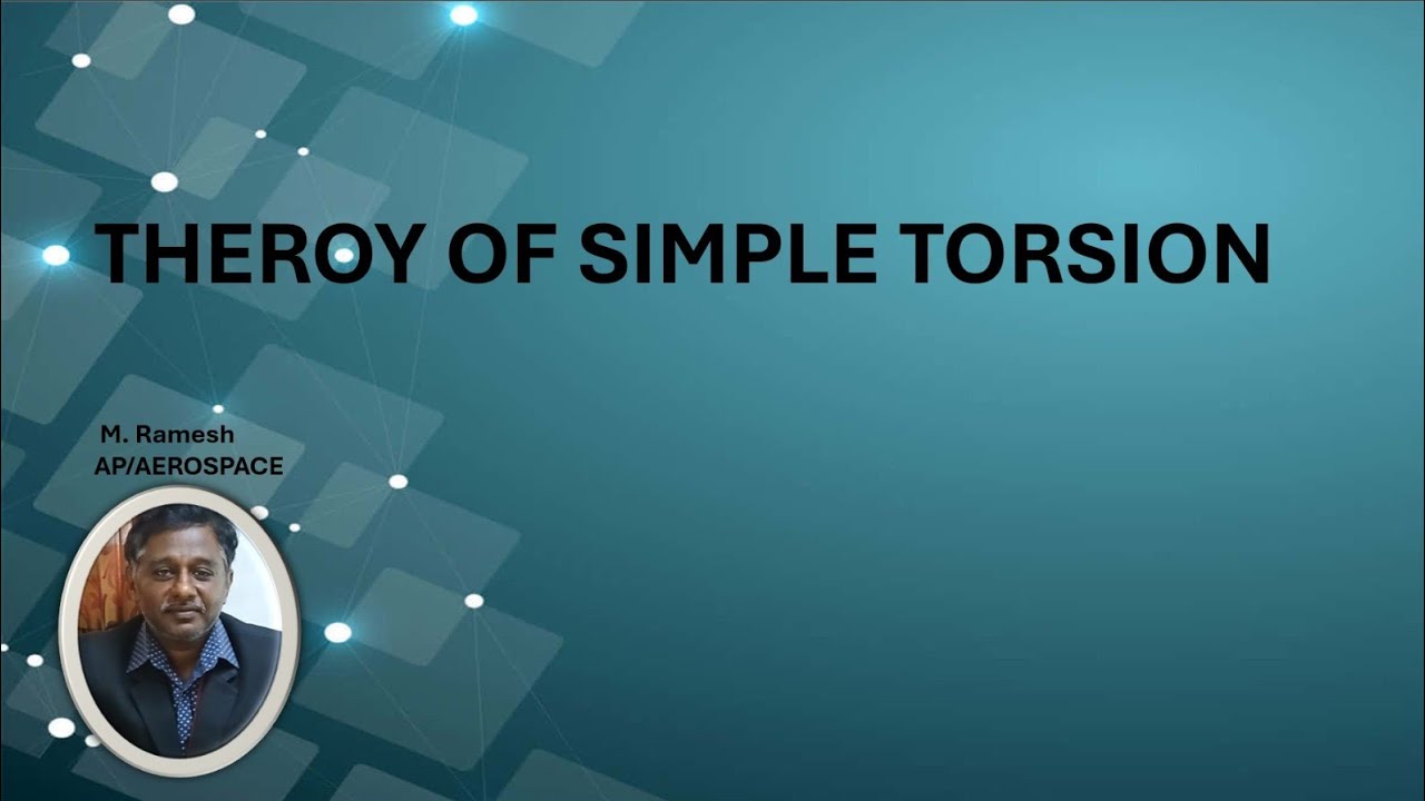 Theory of simple torsion | Mechanics of Solids for Aerospace | SNS Institutions 