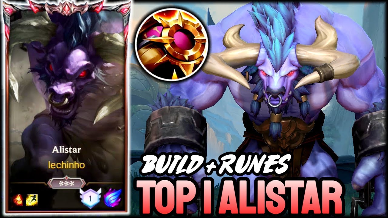 WILD RIFT ALISTAR - TOP 1 ALISTAR GAMEPLAY - GRANDMASTER RANKED