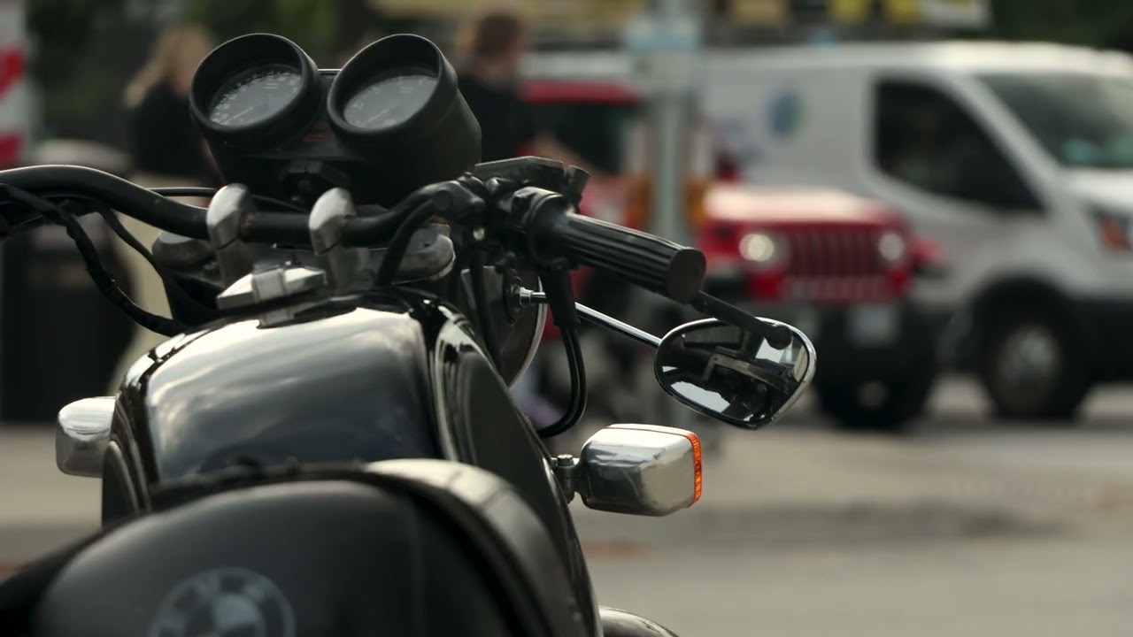 Old BMW Motorcycle