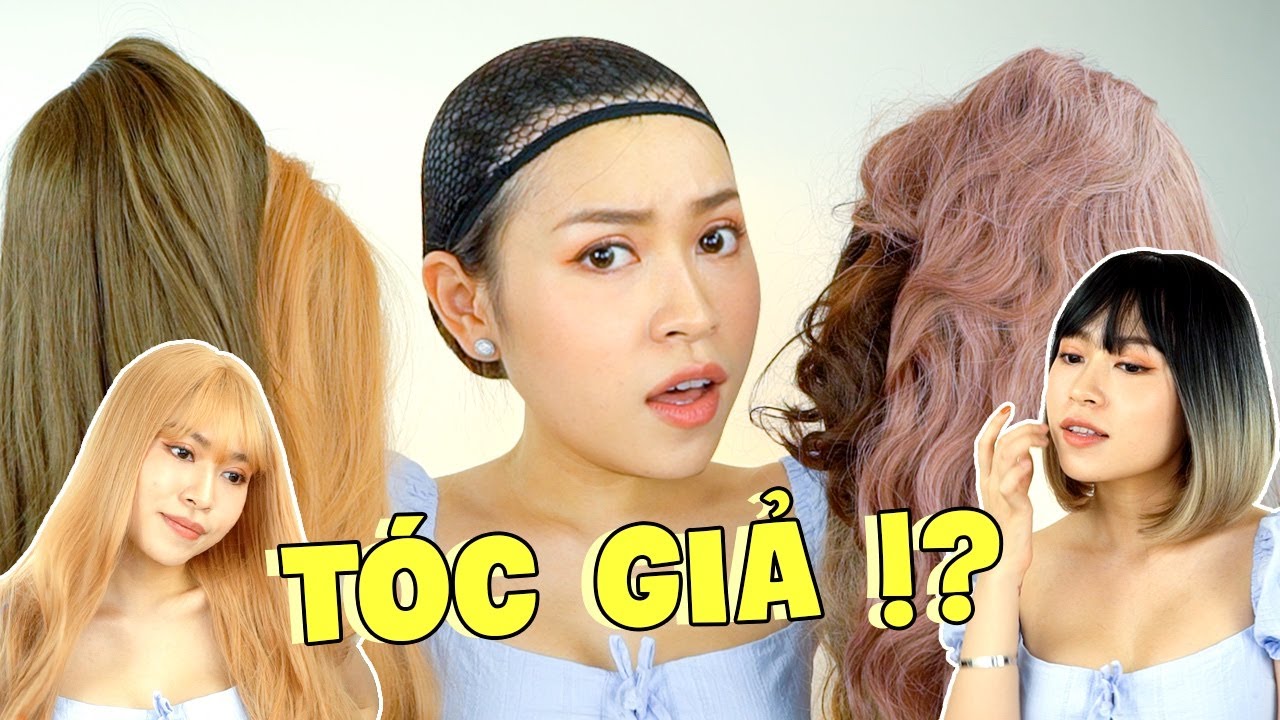 THỬ TÓC GIẢ SIÊU RẺ - có tốt không ? | Try On Wigs Haul