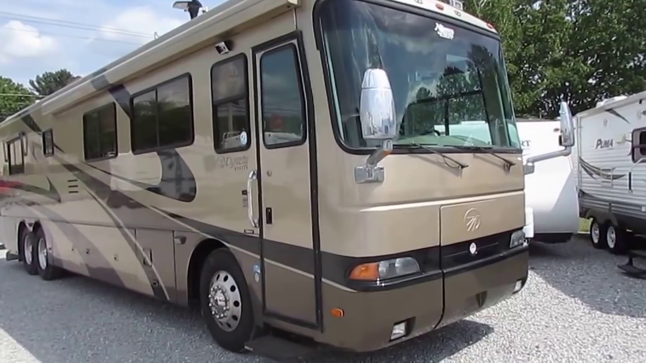 SOLD! 2002 Monaco Dynasty 40 Regent Diesel Motor Coach , Tag Axle, 400 Cummins, 2 slides, $69,900