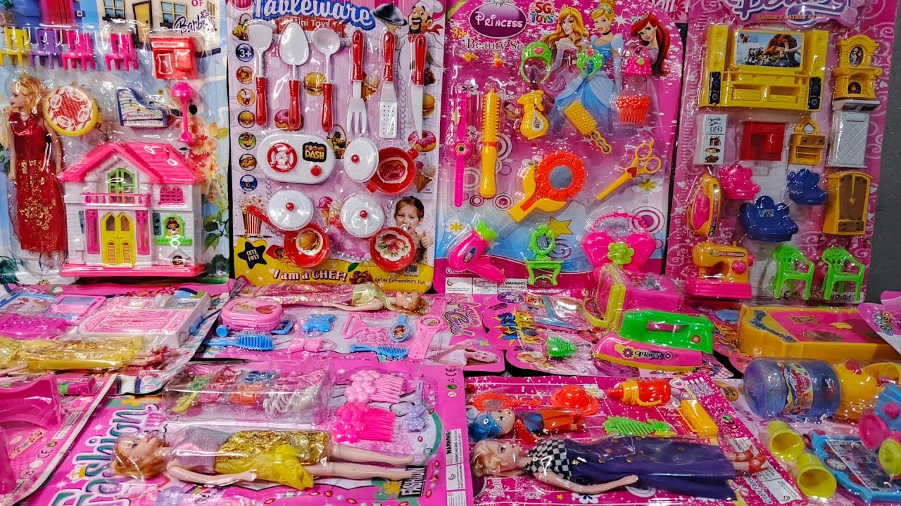 1 Minutes Satisfying with Unboxing Cute Kitchen Playset , Bag Makeup Toys Collection | ASMR