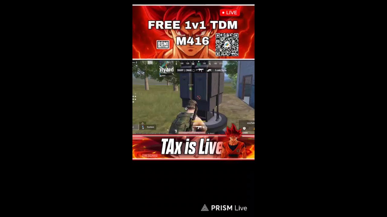 TAx is LIVE ROOM #pubglive #bgminewupdate #bgmilive