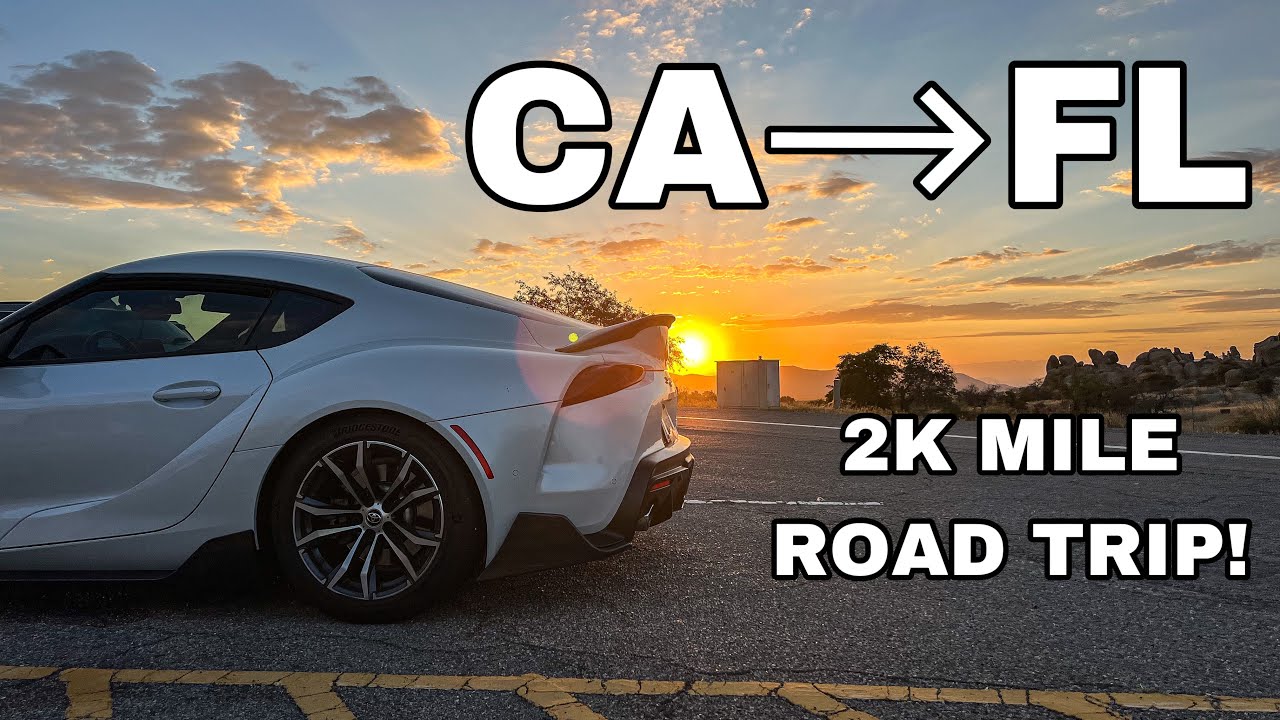 2000 Mile Road Trip In My Toyota Supra!