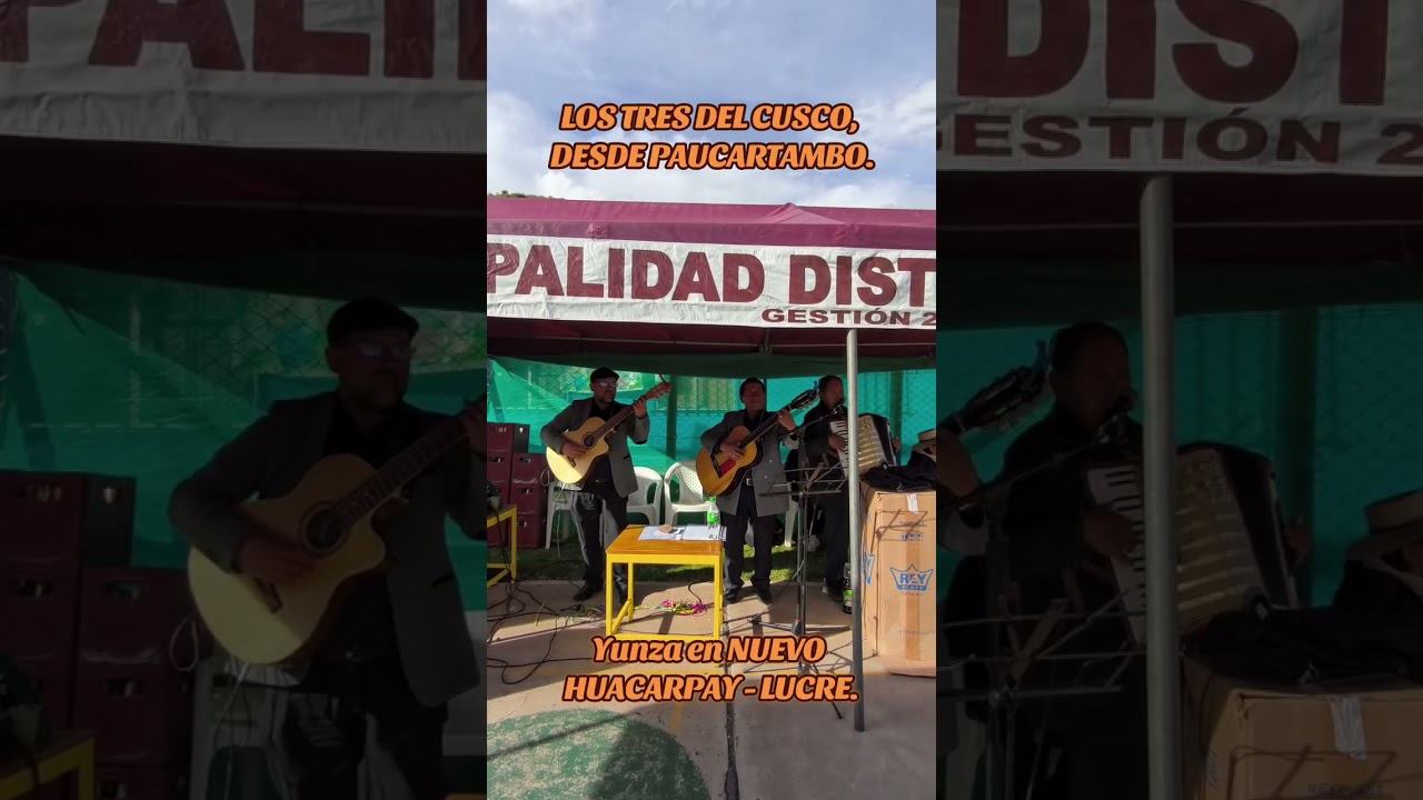 LOS TRES DEL CUSCO. CEL.942720001. CARNAVAL CUSQUEÑO.