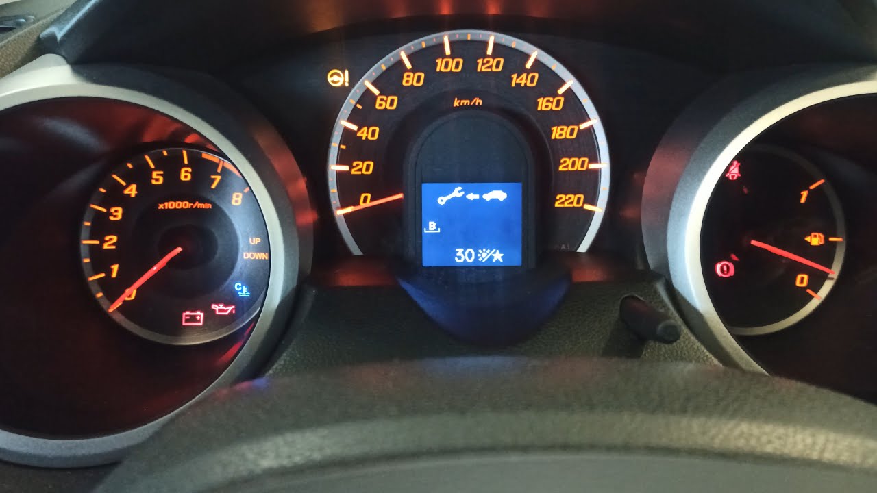 Honda Jazz GE szerviz vissza&aacute;ll&iacute;t&aacute;s (Service reset)