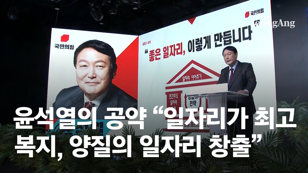 윤석열의 공약 