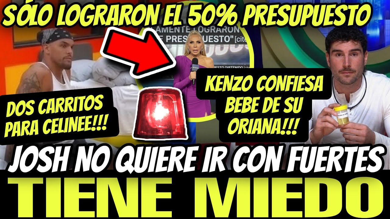 🔥GALA HOY 04 DE MARZO EN LA CASA DE LOS FAMOSOS 6 EN VIVO🔥JOSH CON MIEDO🔥DOS CARRITOS🔥BEBE SU ORINA🔥