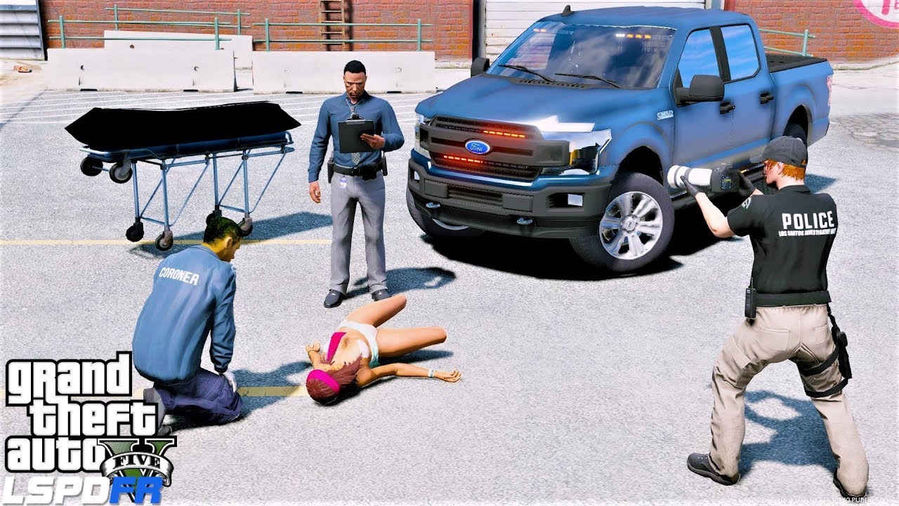 GTA 5 LSPDFR Police Patrol #691 Detective Ace Solving A Murder Case #4 - Unmarked 2018 F150