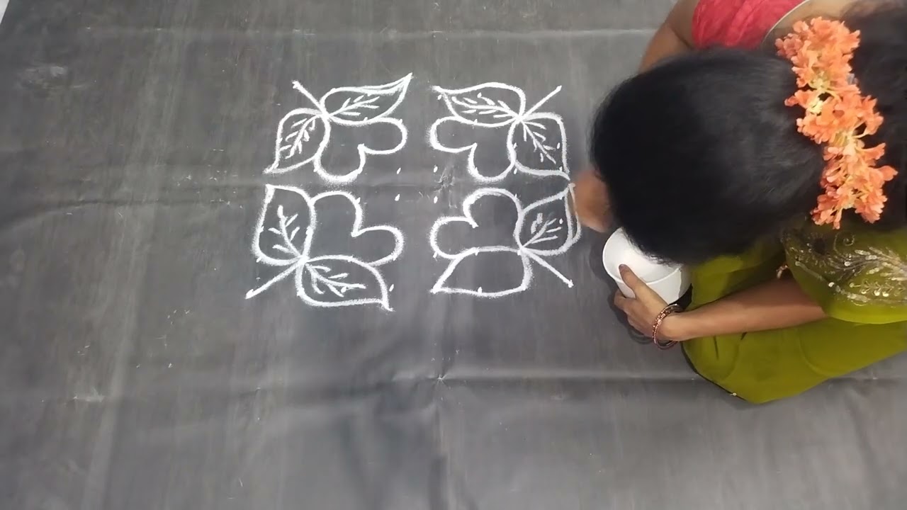 శనివారం రోజు వేసుకునే ముగ్గు#8x8 dots beautiful rangoli latest #