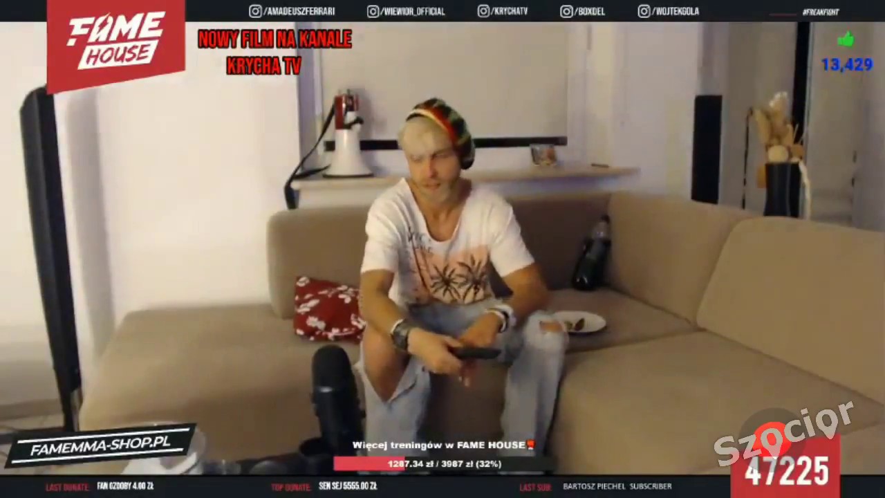 Fame House | Dawid Ozdoba nie wytrzymał, chamski donate na matkę Dawida, chłopak dobrze zrobil