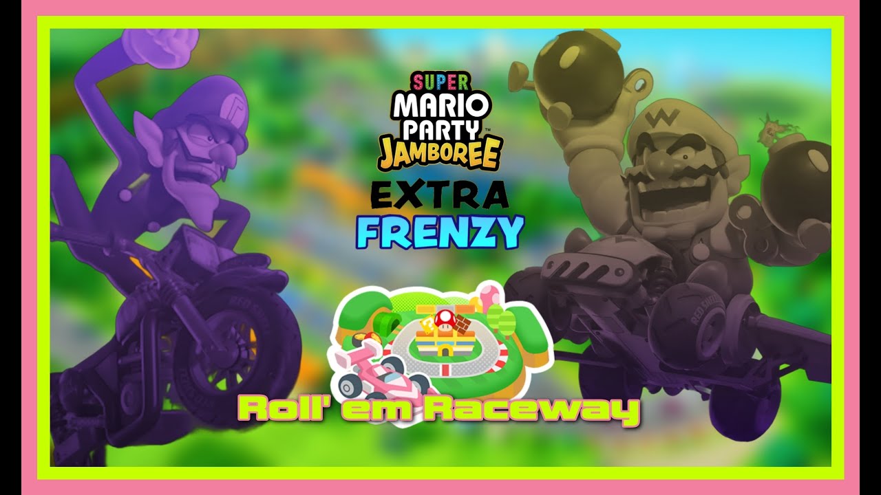 Super Mario Party JAMBOREE (EXTRA) - Roll 'em Raceway (FRENZY) #marioparty #racing #switch2